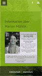 Mobile Screenshot of marionmuehlin.de